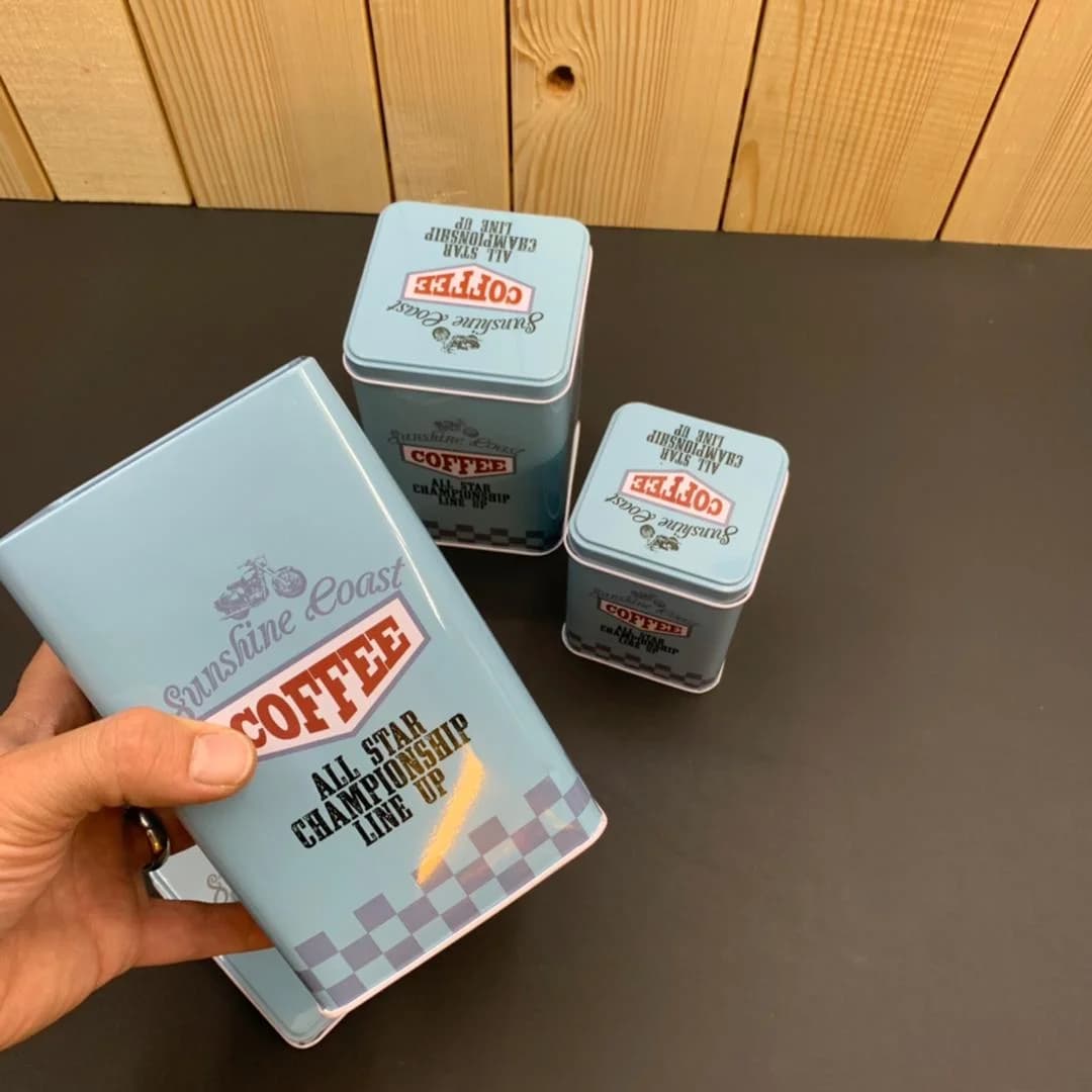 بانکه فلزی مکعب طرح COFFEE کد ۵۱۹ — تصویر ۴