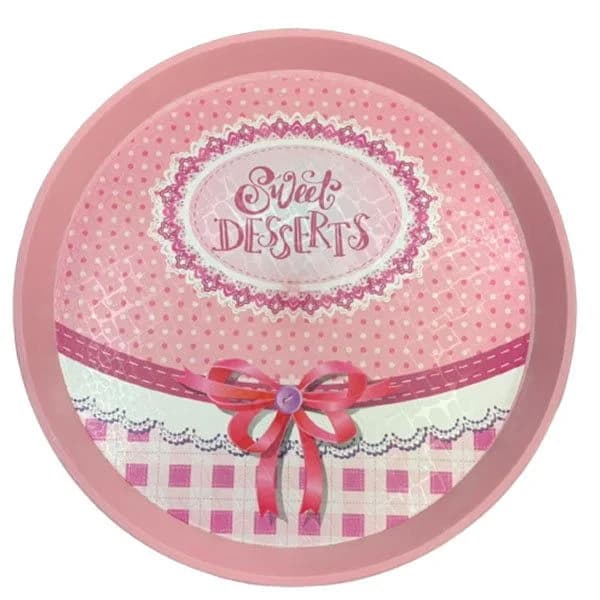 سینی پذیرایی دایره رایکا مدل DESSERTS کد ۵۳۵