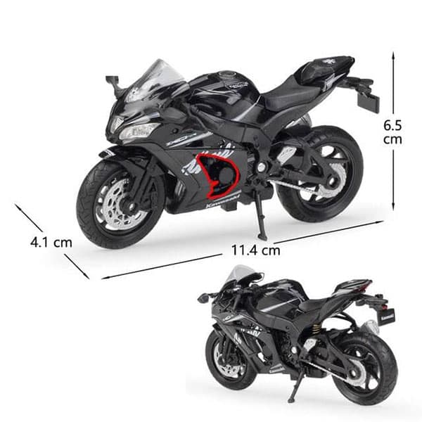 ماکت موتور سیکلت Kawasaki 2017 Ninja — تصویر ۳