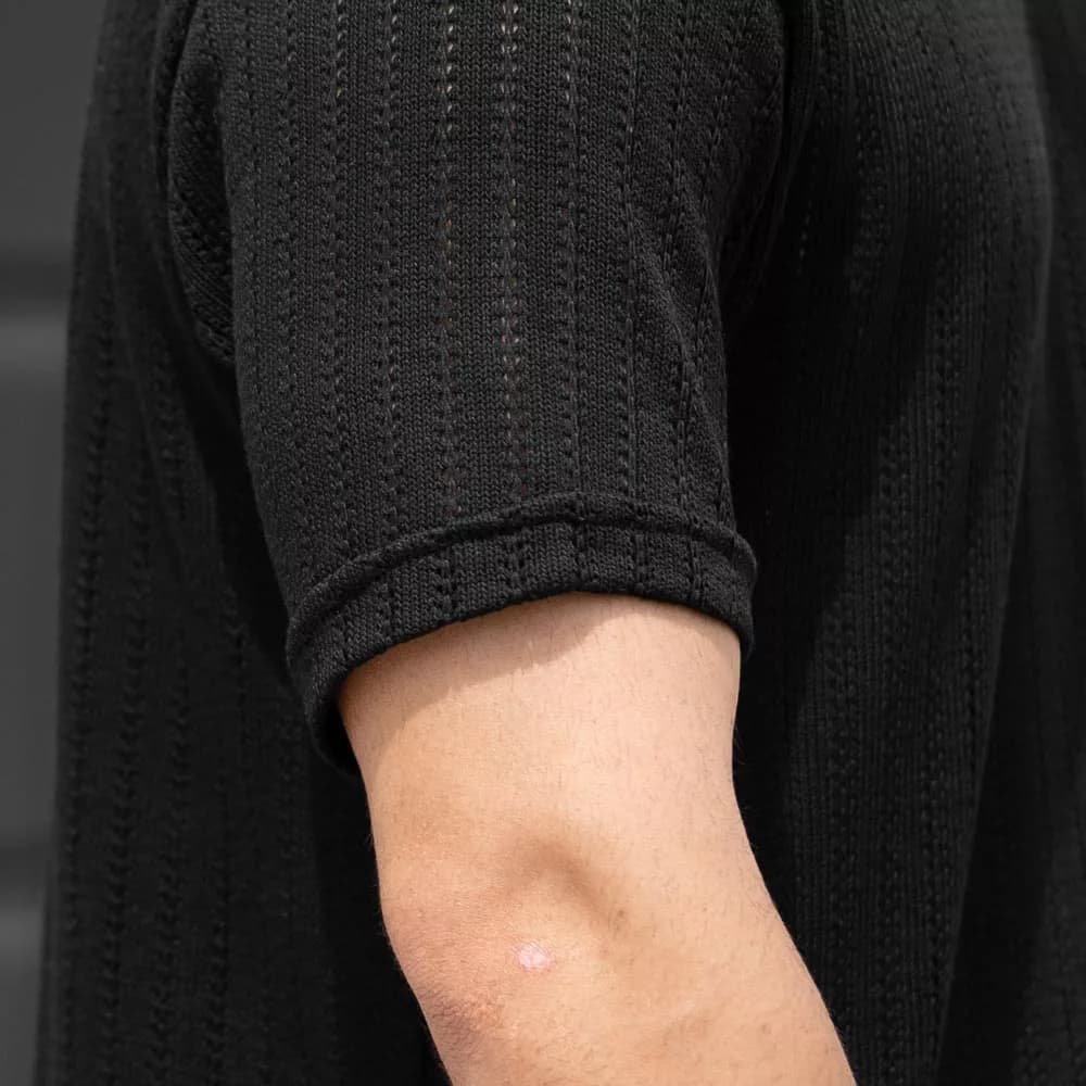 تیشرت مردانه بافتی کد 25927 — تصویر ۵