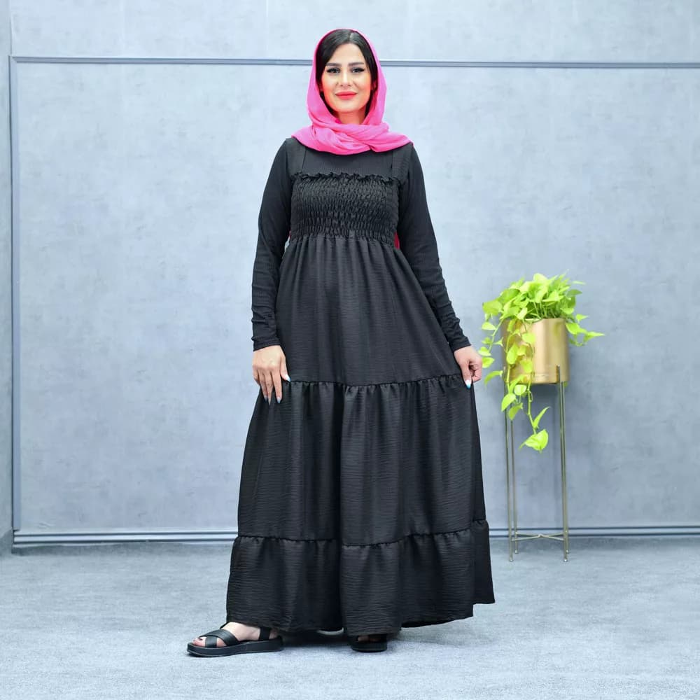 پیراهن بلند دخترانه کد 25984 — تصویر ۵