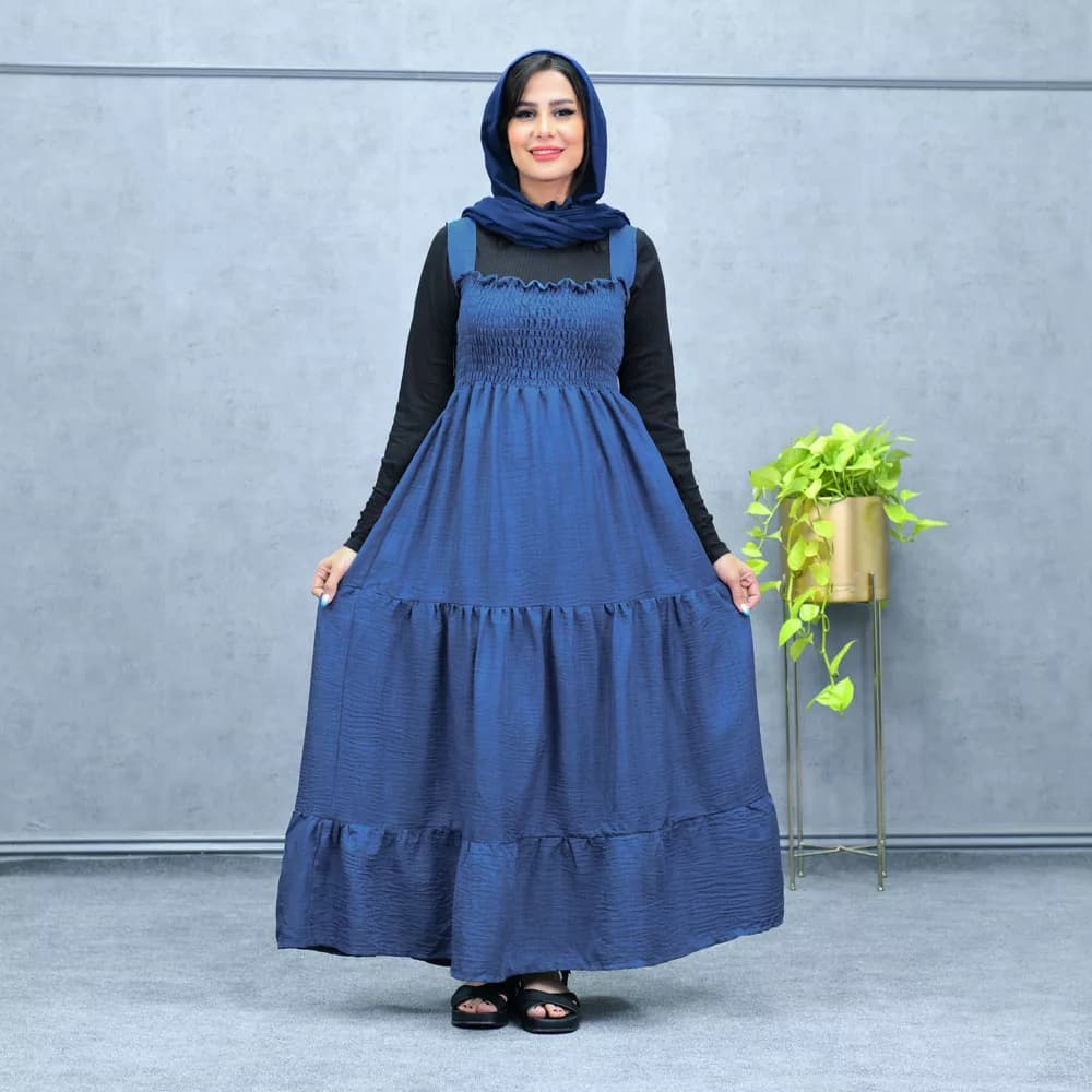 پیراهن بلند دخترانه کد 25984 — تصویر ۴