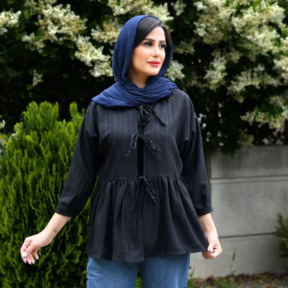 مانتو دخترانه عروسکی کد 25973 — تصویر ۷