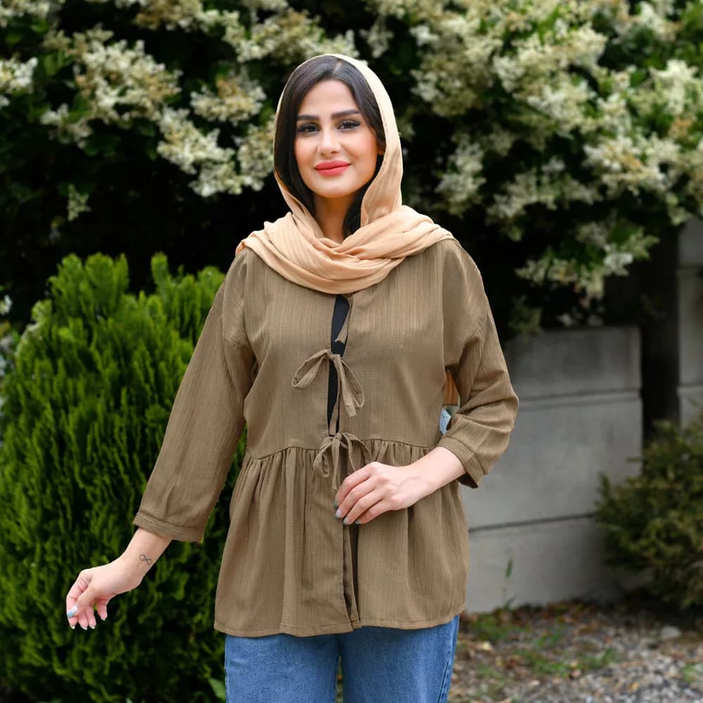 مانتو دخترانه عروسکی کد 25973 — تصویر ۵