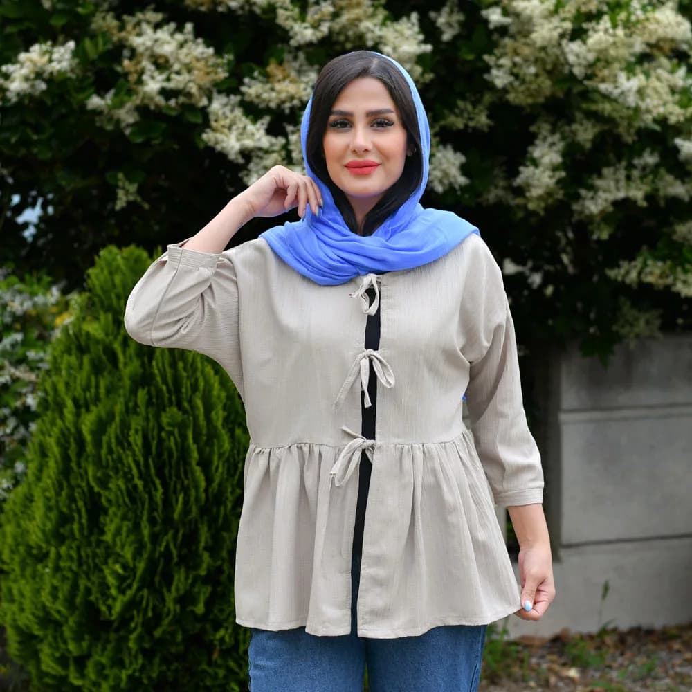 مانتو دخترانه عروسکی کد 25973 — تصویر ۶