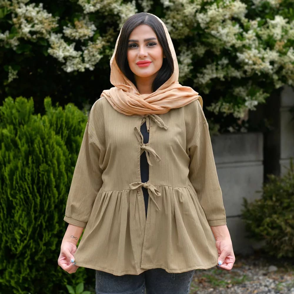 مانتو دخترانه عروسکی کد 25973 — تصویر ۸
