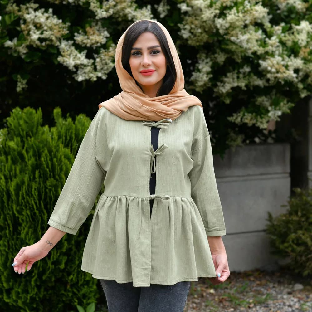 مانتو دخترانه عروسکی کد 25973