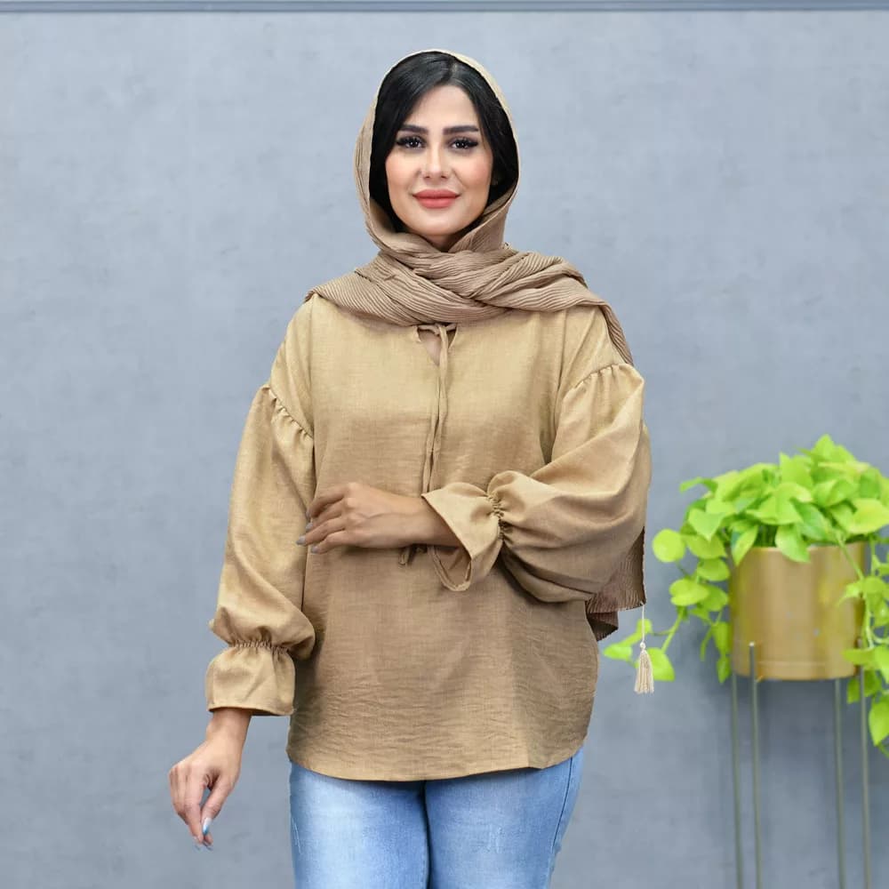شومیز عروسکی دخترانه کد 26011 — تصویر ۵