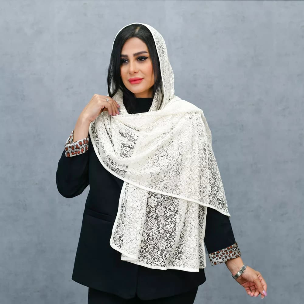 شال دخترانه گیپور کد 25678 — تصویر ۲