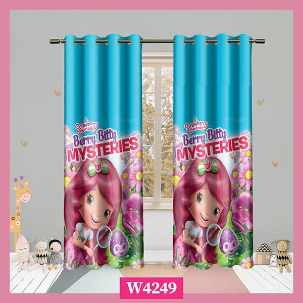 پرده کارتونی توت فرنگی کوچولو کد W4249