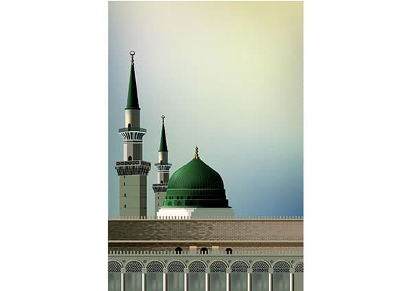 پوستر دیواری مسجد پیامبر کد P0278