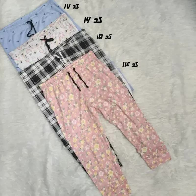 شلوارک زنانه طرحدار بنگلادشی پنبهای سایز L XL XXL تنخور شیک و راحت چهارفصل بدون آبرفت و رنگ رفت — تصویر ۶