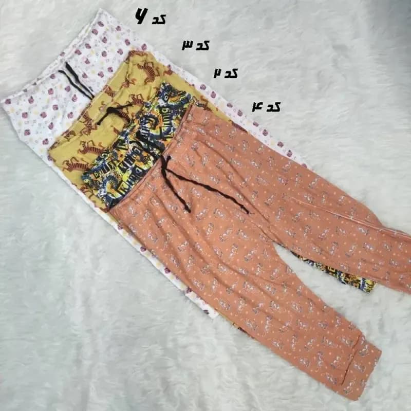 شلوارک زنانه طرحدار بنگلادشی پنبهای سایز L XL XXL تنخور شیک و راحت چهارفصل بدون آبرفت و رنگ رفت — تصویر ۳