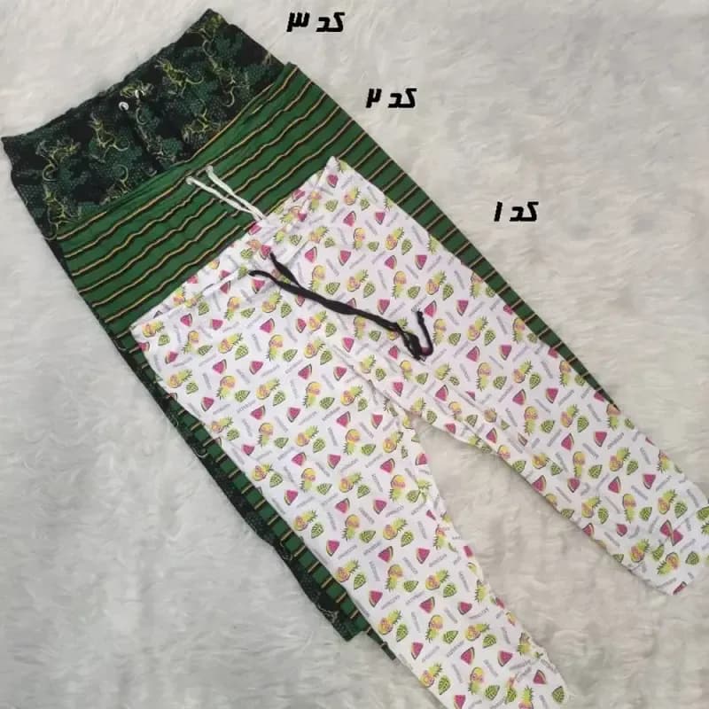شلوارک زنانه طرحدار بنگلادشی پنبهای سایزبندی L XL XXL — تصویر ۷