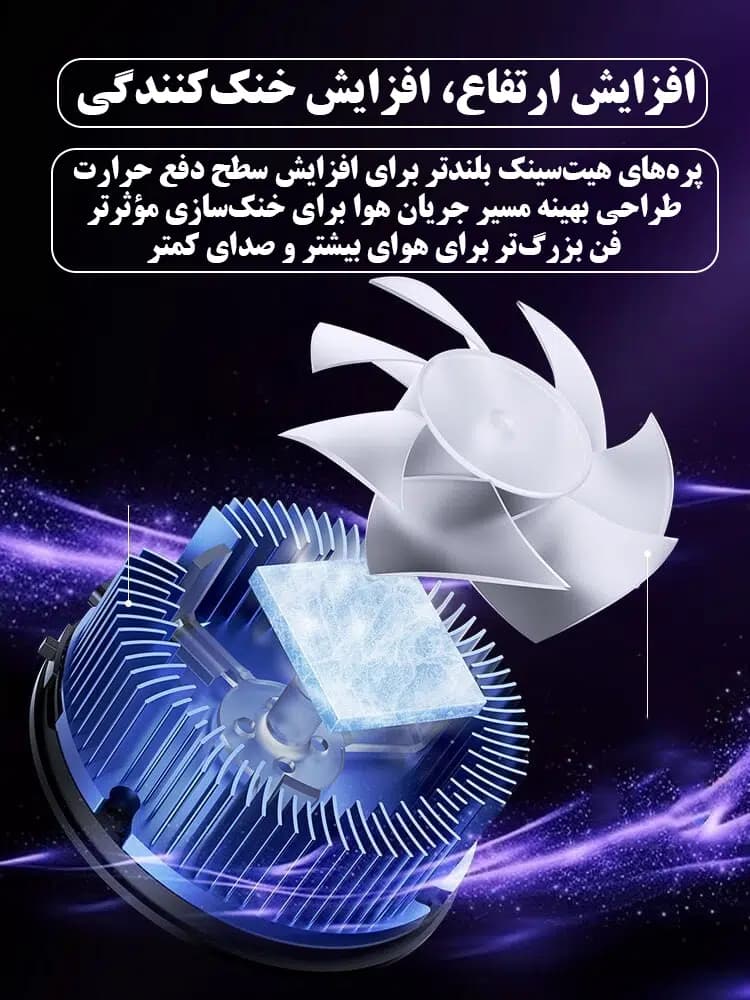 فن خنک‌کننده گوشی موبایل مدل AL-28 — تصویر ۸
