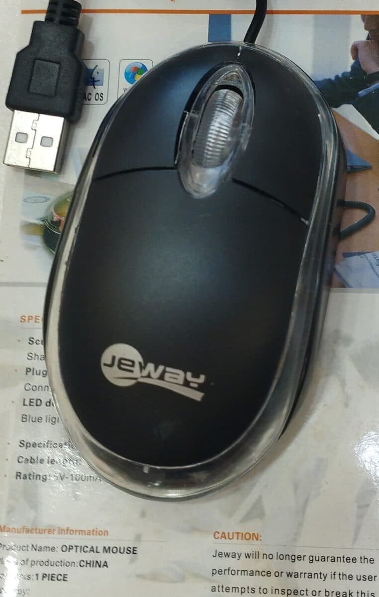 ماوس سیم دار جی وی مدل GM 0009 — تصویر ۴