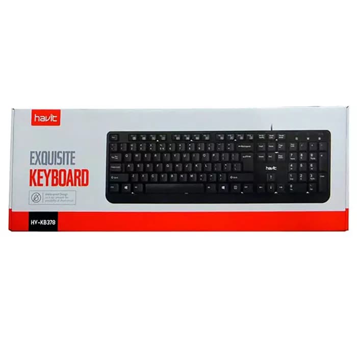 کیبورد سیم دار هویت مدل KB 378 — تصویر ۲