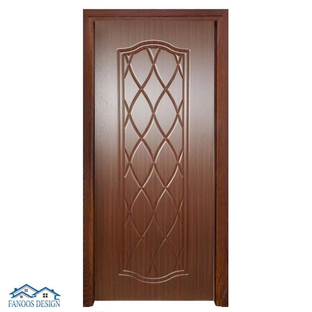 درب اتاق خواب با روکش وکیوم طرح لوزی کد 3042