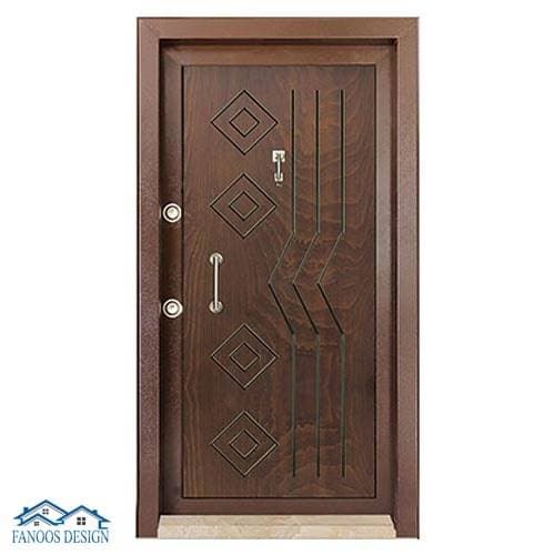 درب ضد سرقت طرح CNC با طراحی مدرن و لوکس – کد MT208