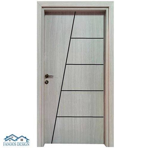 درب اتاق رنگ چوب و سفید ترکیبی کد MT181