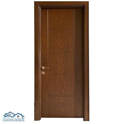 درب رنگ چوب تیره ضد خش کد MT159