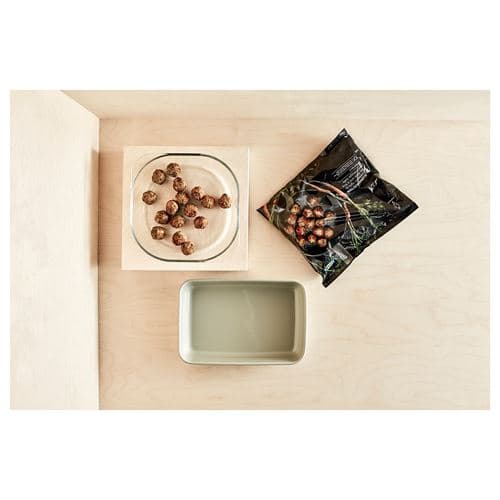 ظرف فر/سرو آیکیا، مدل FÖLJSAM، پیرکس، 24.5×24.5 سانتی متر — تصویر ۵