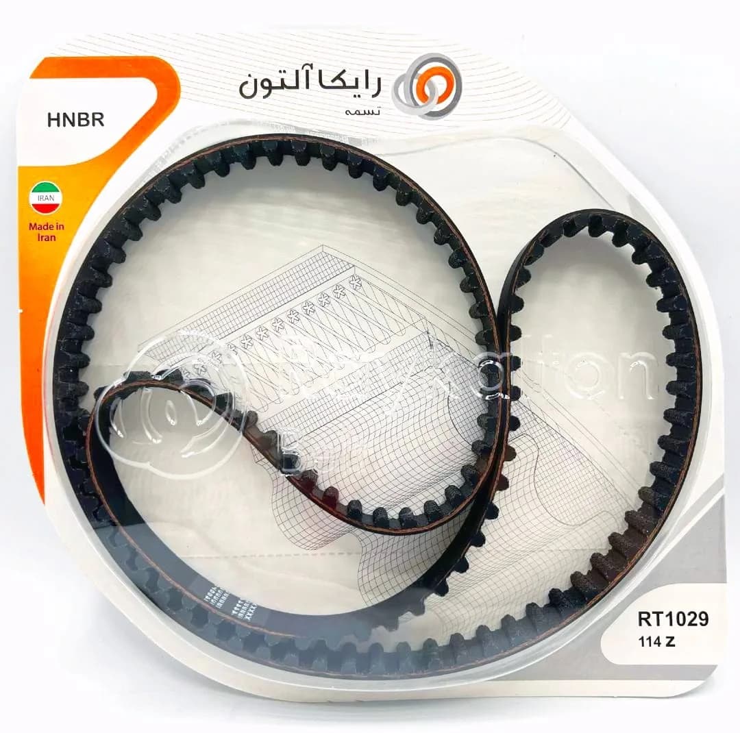 تسمه تایم رایکالتون مدل 114HNBR مناسب برای پژو 405 — تصویر ۵