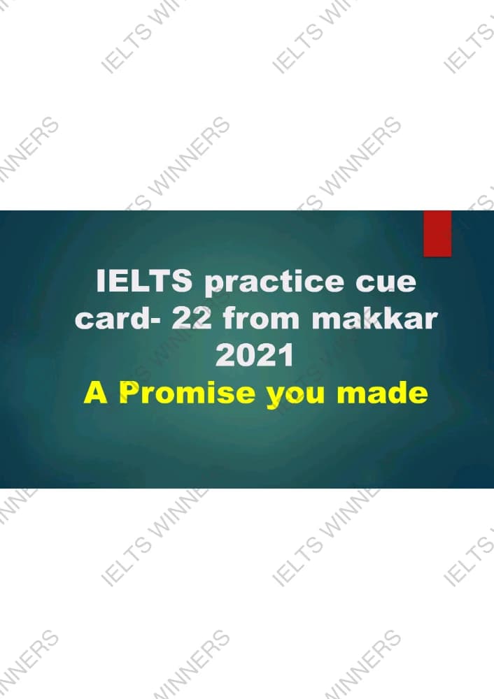 کتاب IELTS Speaking Cue Card 22 (کارت اسپیکینگ آیلتس ۲۲) نسخه انگلیسی PDF