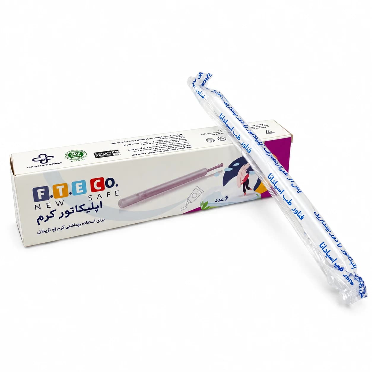 اپلیکاتور کرم فناورطب(جعبه دار با لیبل)