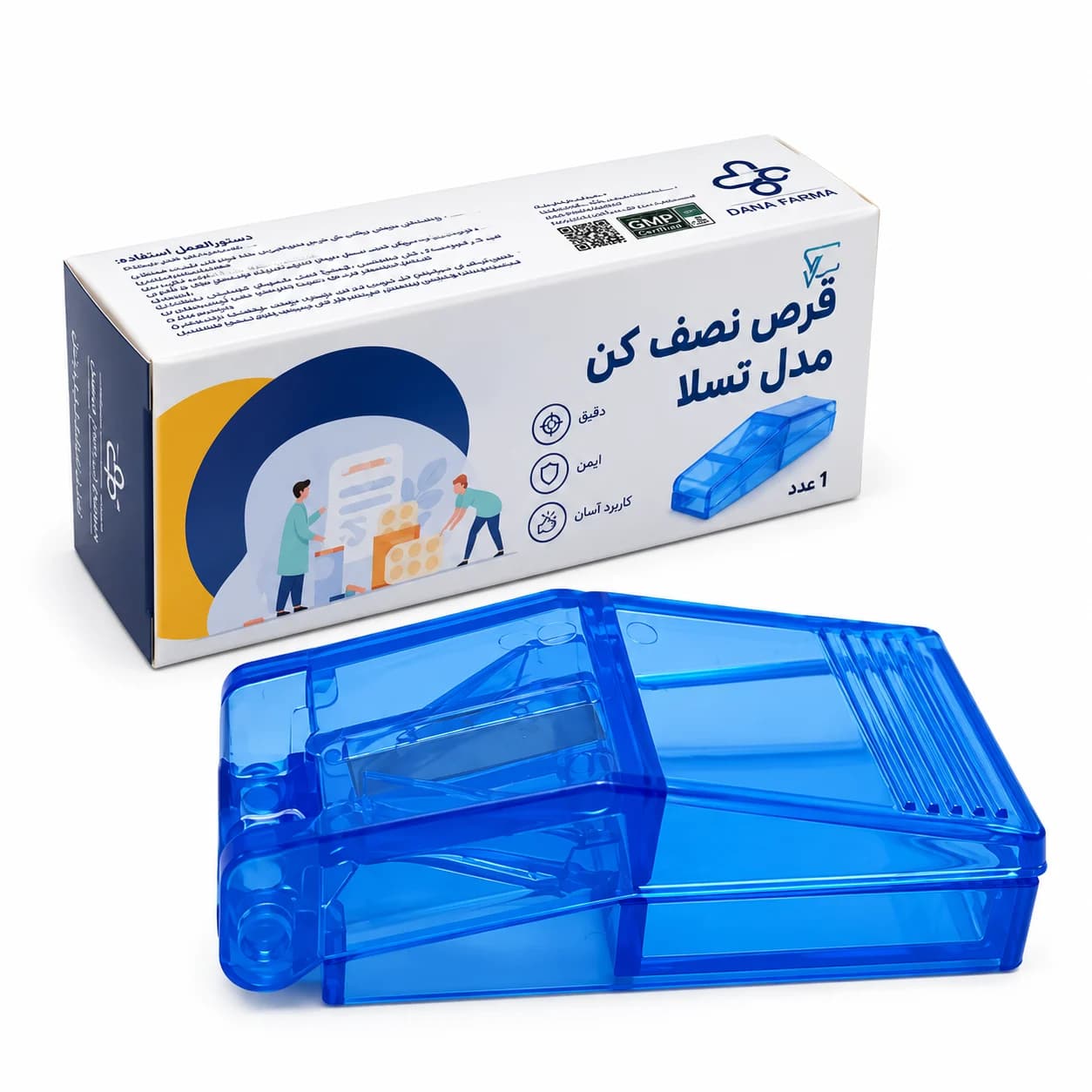 قرص نصف کن مدل تسلا فناورطب