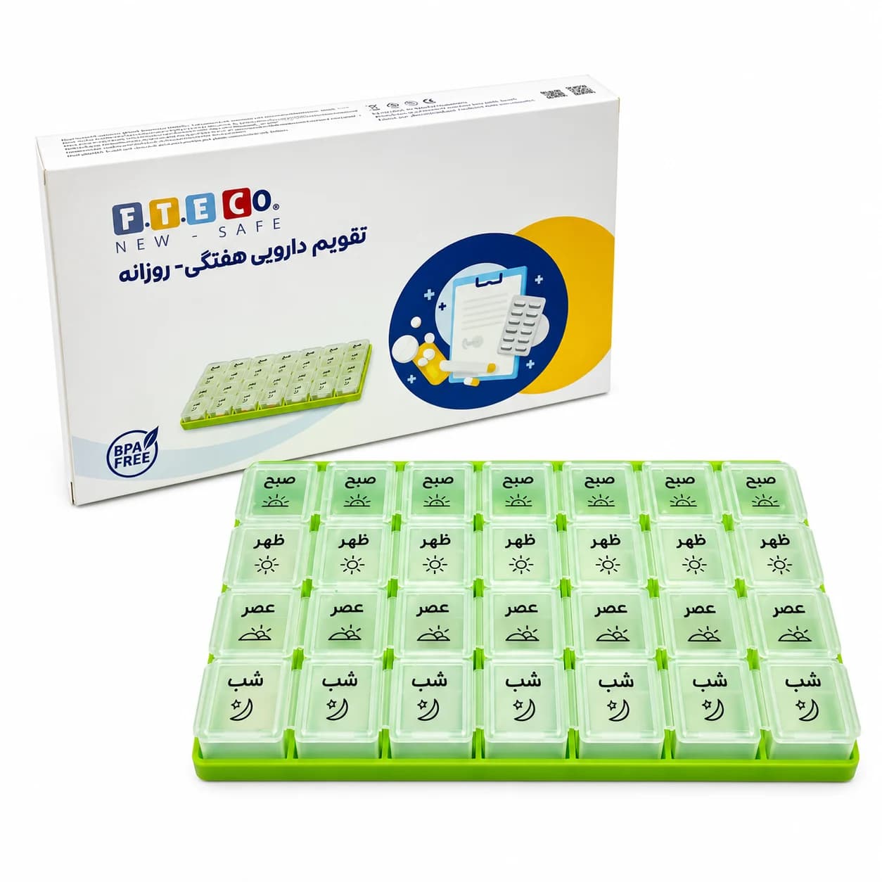 تقویم دارویی روزانه هفتگی فناورطب