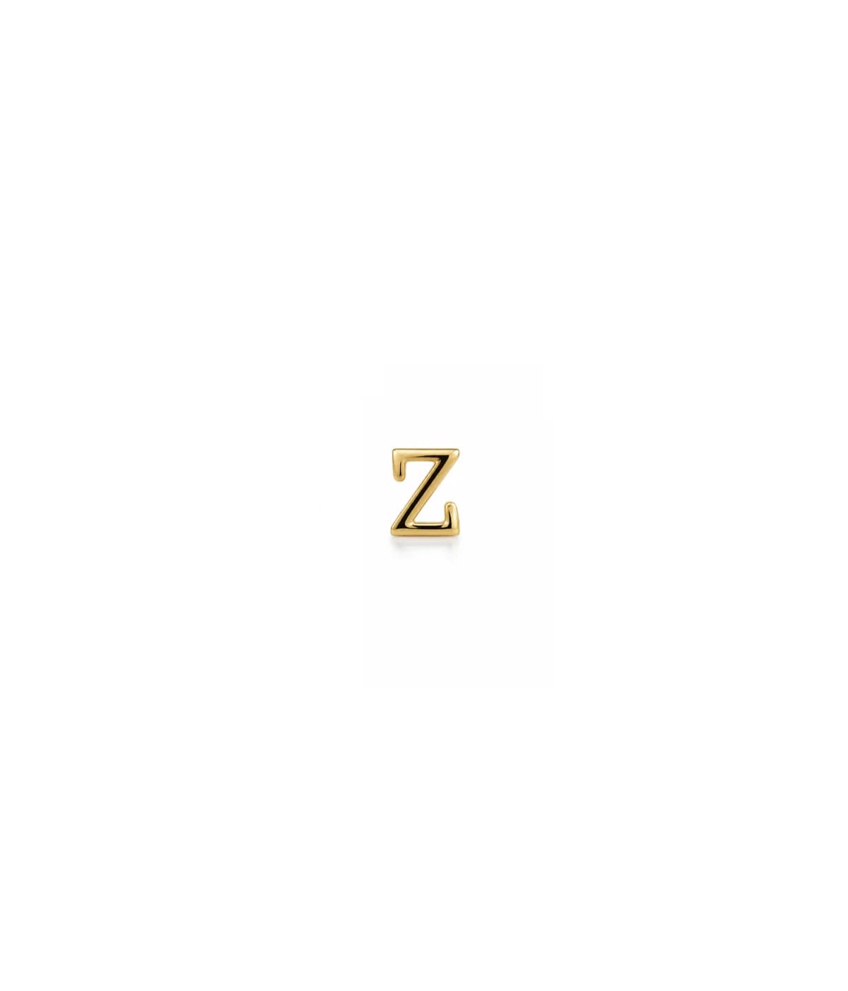 پلاک طلا حروف سه بعدی Z