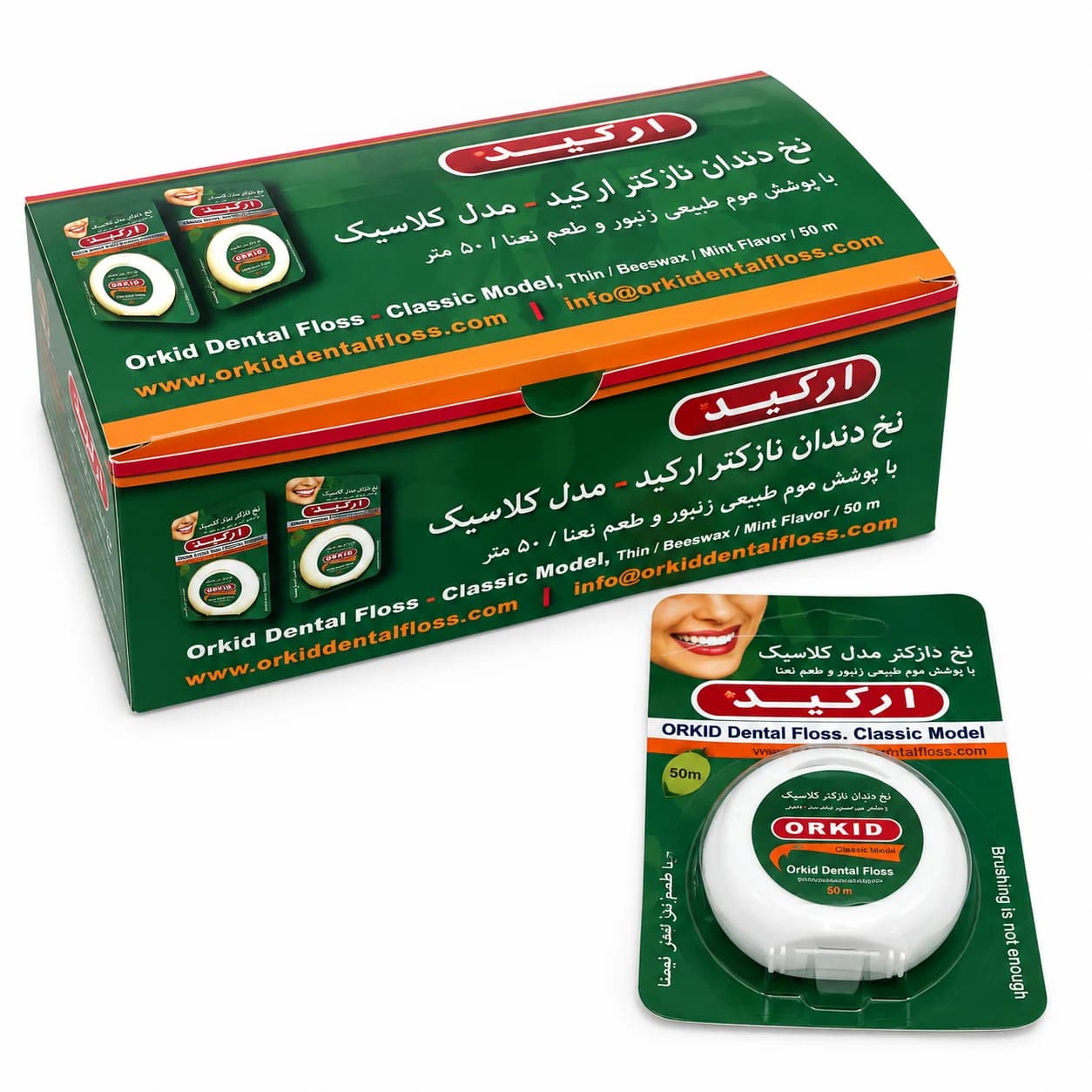 نخ دندان ارکید کلاسیک 50 متری