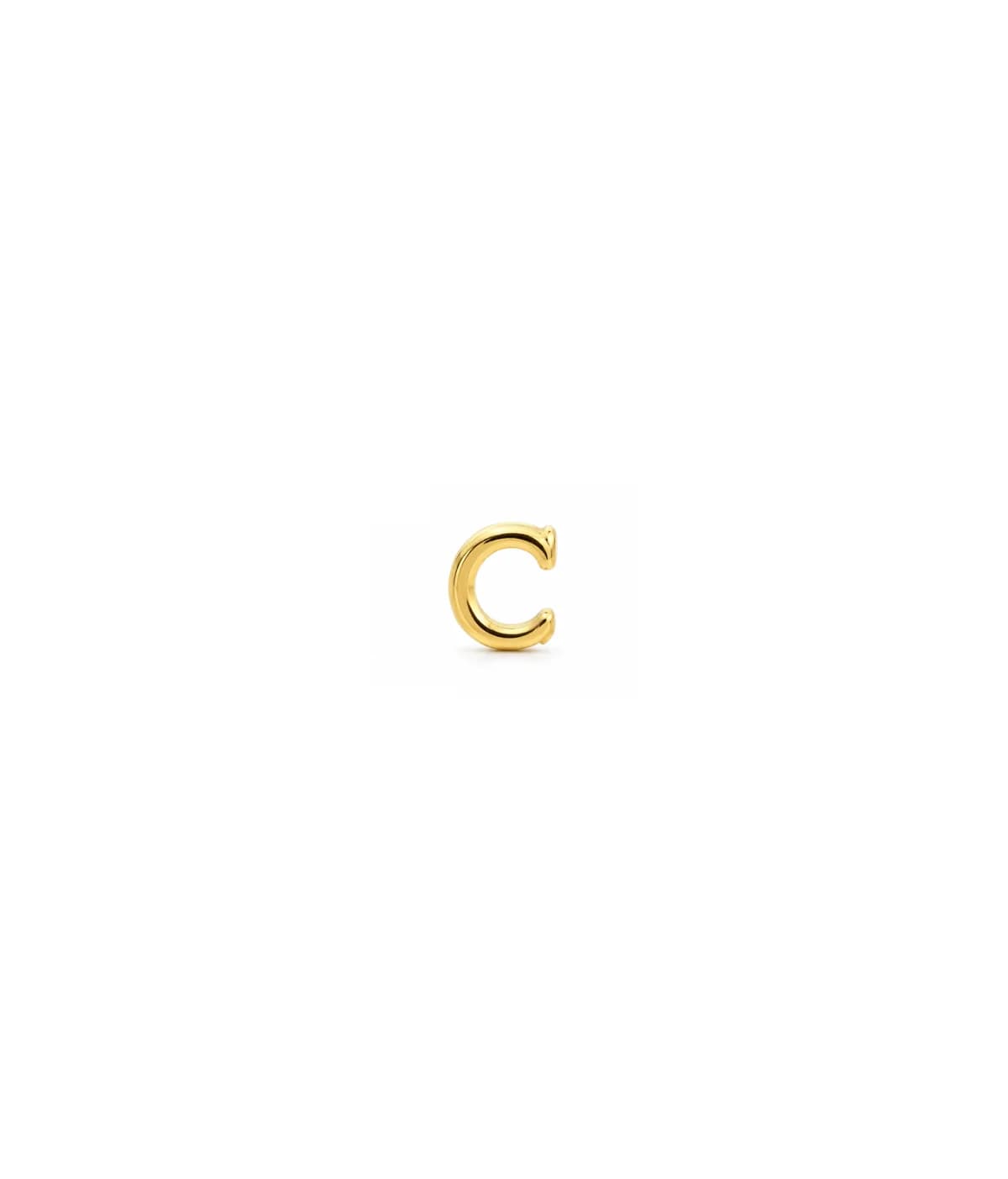 پلاک طلا حروف سه بعدی C