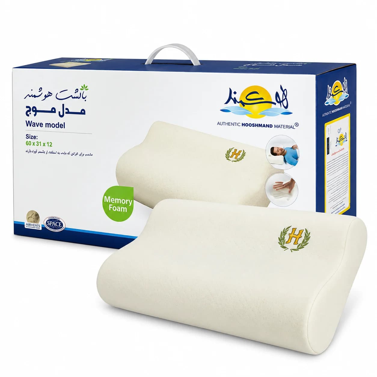 بالشت مدل موج هوشمند(12*31*60)