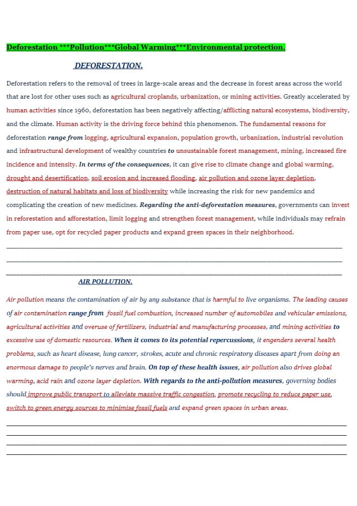 کتاب Environment Articles (مقالات مرتبط با محیط زیست) نسخه انگلیسی PDF