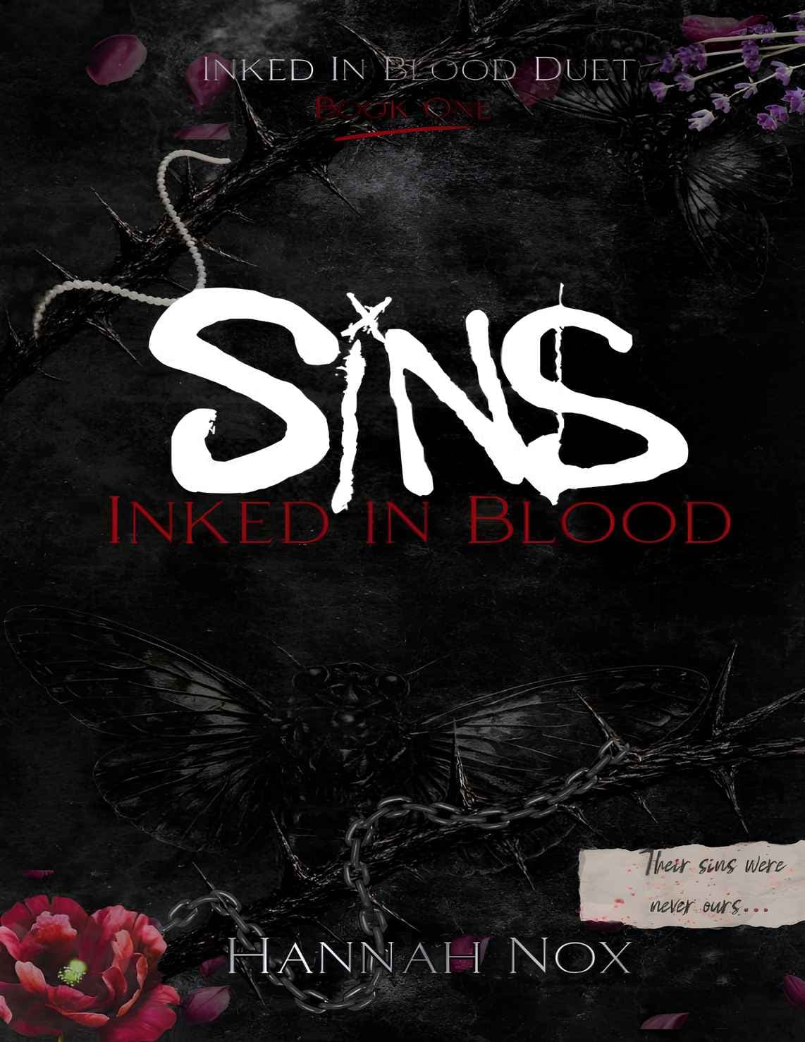کتاب Sins Inked in Blood (گناهان حک‌شده در خون) نسخه انگلیسی PDF | هانا ناکس