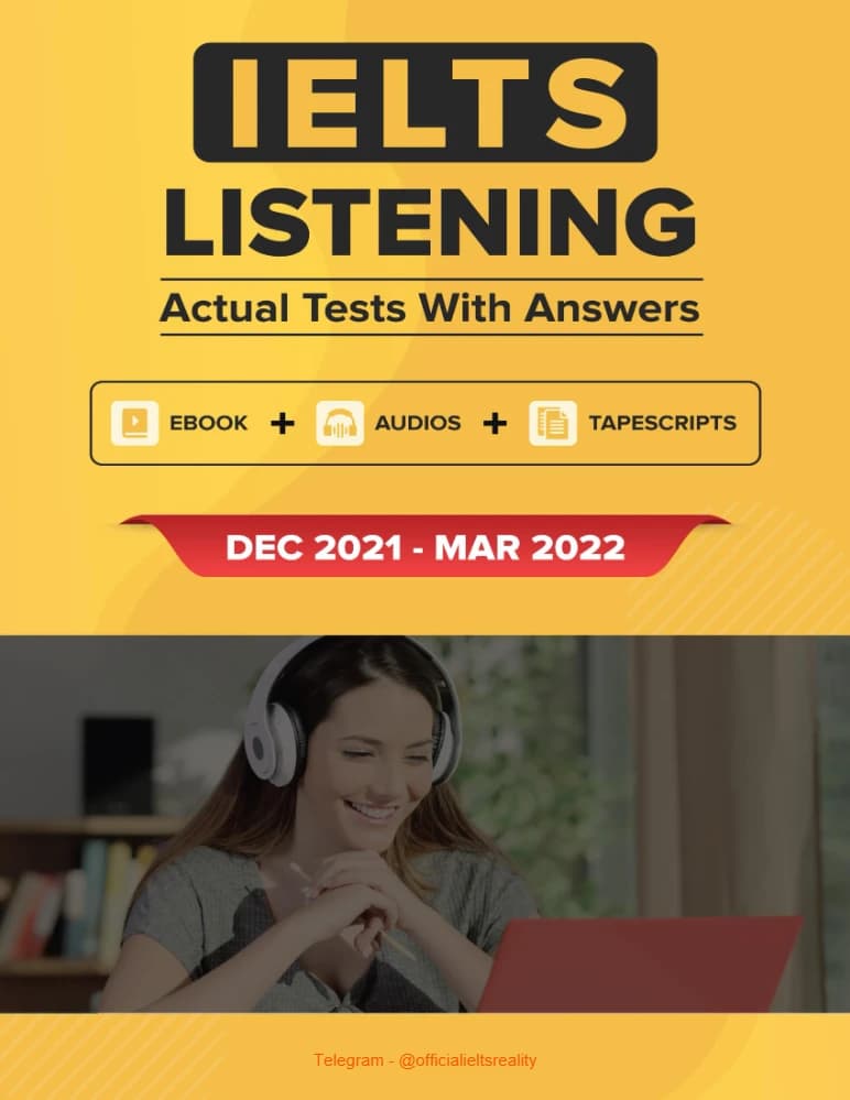 کتاب Actual Tests Academic Listening December 2021 – March 2022 (آزمون‌های واقعی لیسنینگ آکادمیک؛ دسامبر ۲۰۲۱ تا مارس ۲۰۲۲) نسخه انگلیسی PDF