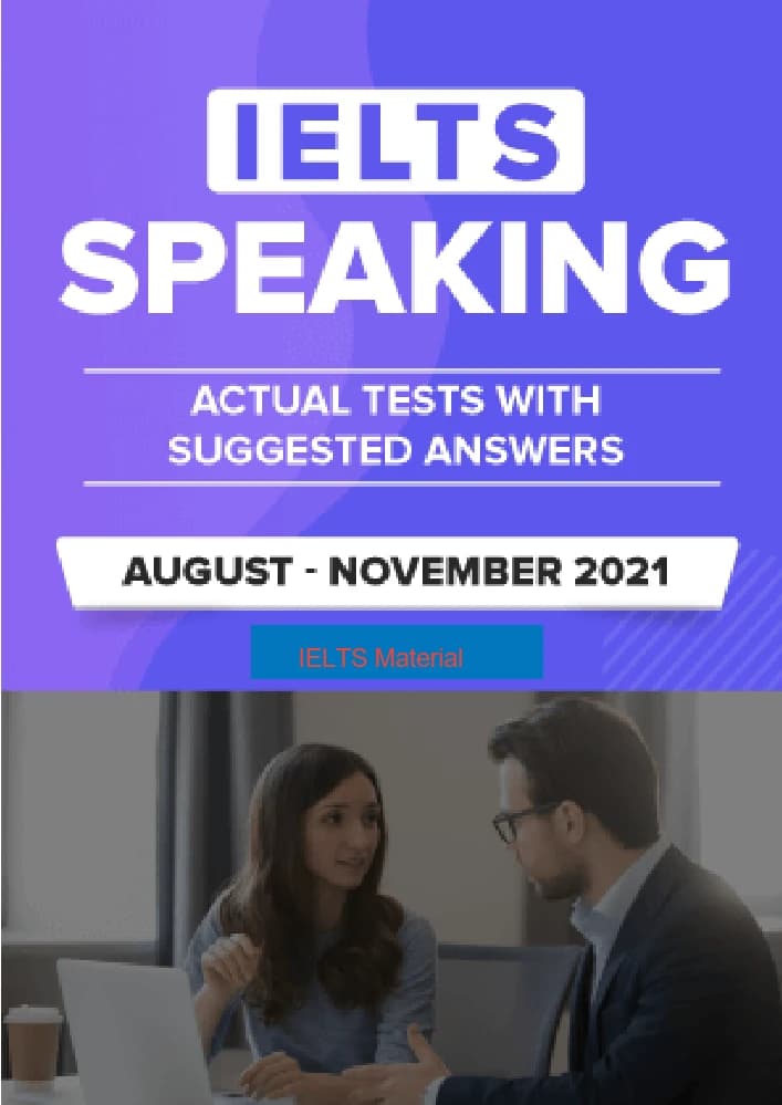 کتاب Actual Tests Speaking August–November 2021 (آزمون‌های واقعی اسپیکینگ؛ آگوست تا نوامبر ۲۰۲۱) نسخه انگلیسی PDF