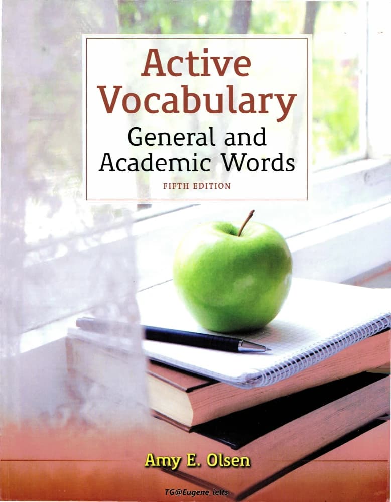کتاب Active Vocabulary: General and Academic Words (واژگان فعال؛ واژگان عمومی و آکادمیک) نسخه انگلیسی PDF