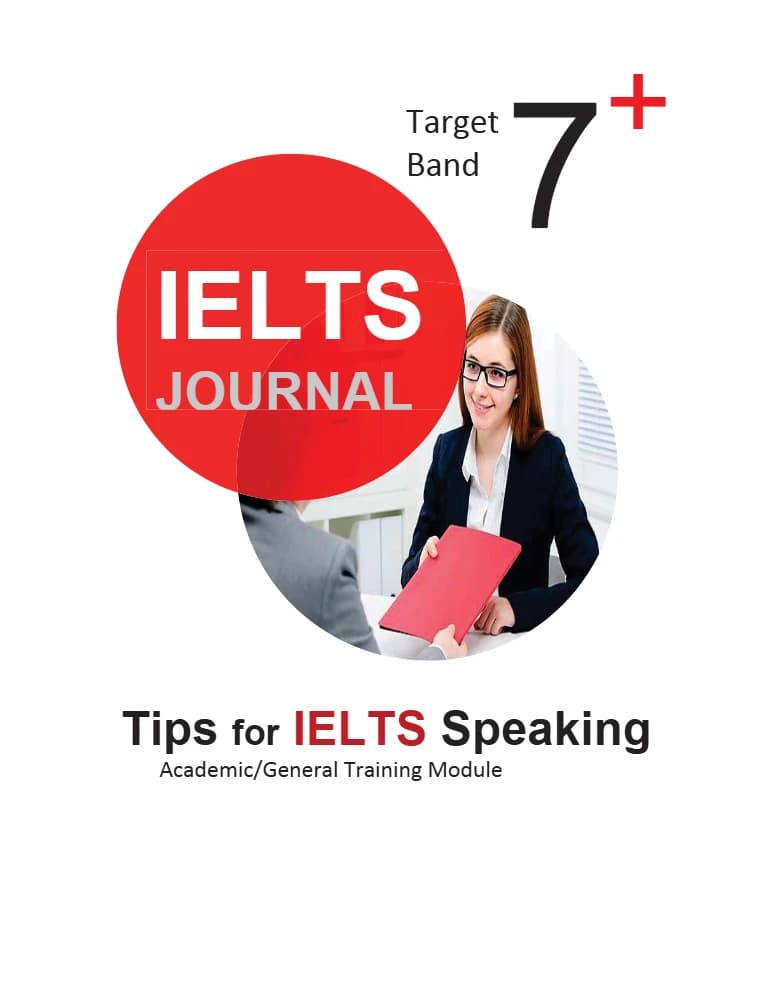 کتاب IELTS Journal: Tips for IELTS Speaking (ژورنال آیلتس؛ نکات اسپیکینگ آیلتس) نسخه انگلیسی PDF
