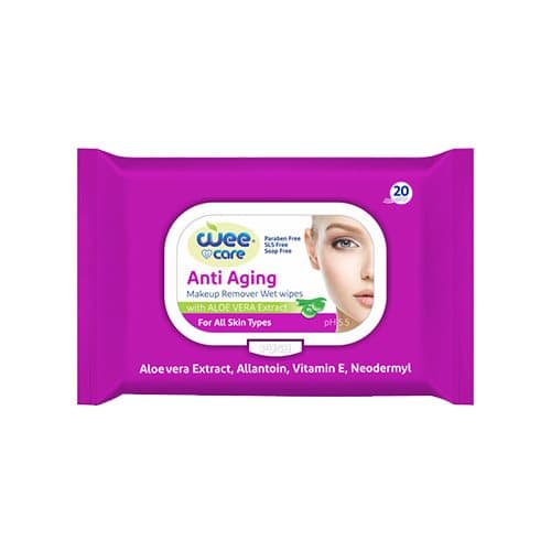 دستمال پاک کننده آرایش وی کر مدل Anti Aging