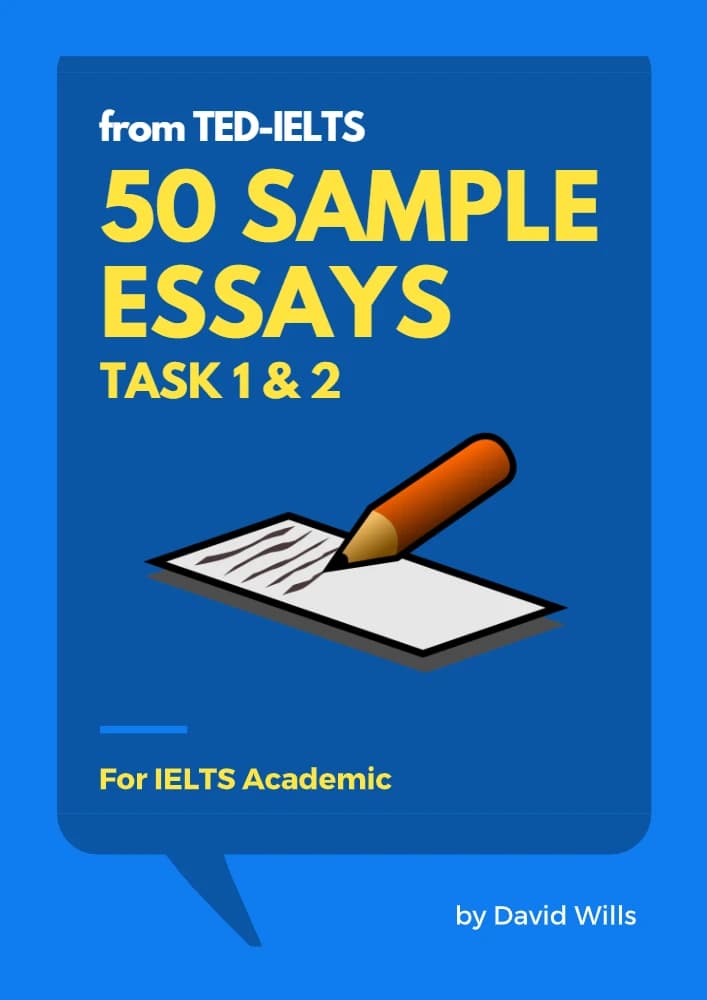 کتاب 50 Sample Essays (۵۰ نمونه رایتینگ آیلتس) نسخه انگلیسی PDF