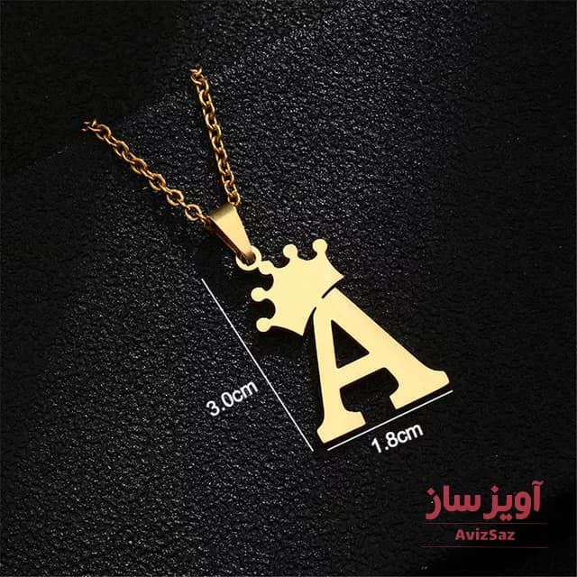 گردنبند تاج کد 100570