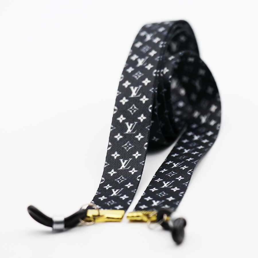 بند عینک نواری برند لویی ویتون LOUIS VUITTON با رنگ مشکی و از جنس پارچه‌ای مدل 992769 — تصویر ۲