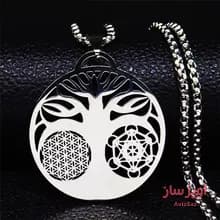 گردنبند نماد یوگا گل زندگی کد 100555