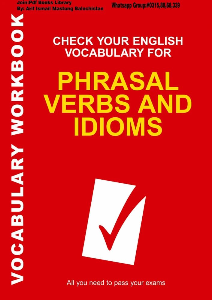 کتاب English Vocabulary for Phrasal Verbs (واژگان انگلیسی برای افعال عبارتی) نسخه انگلیسی PDF