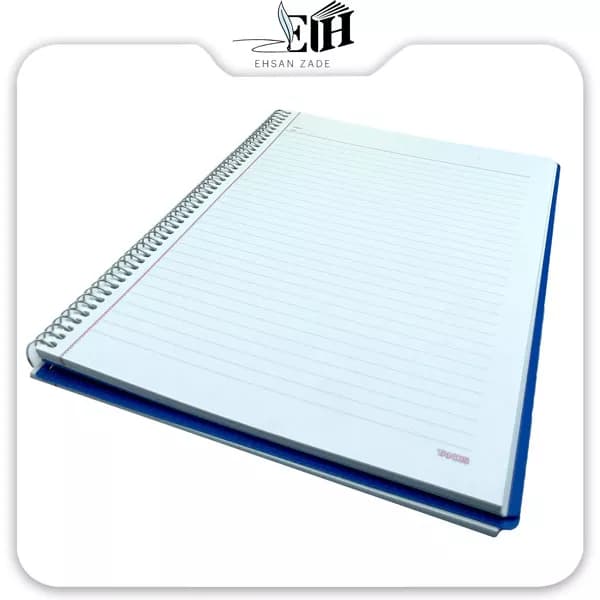 تندیس- دفتر 100 برگ رحلی طلقی رنگی کد 11 -p.p — تصویر ۳
