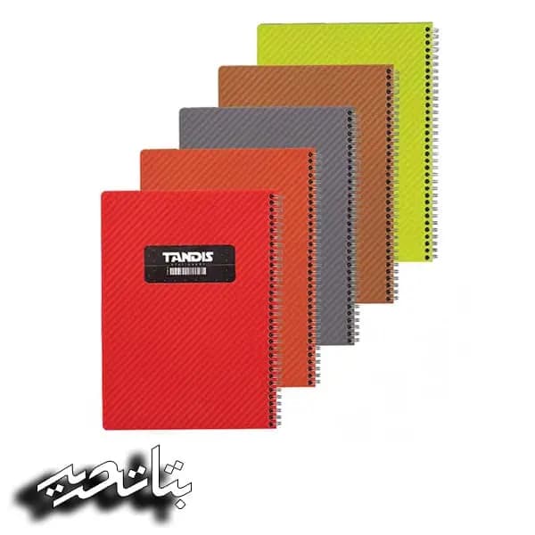 تندیس دفترچه 1/8 بغل بازشو طلقی a5 رنگی کد 8 جدید