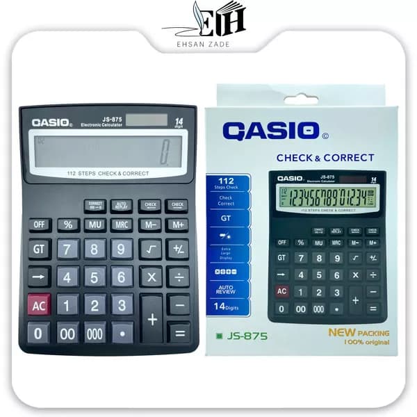 ماشین حساب رومیزی کاسیو مدل JS-875 — تصویر ۴